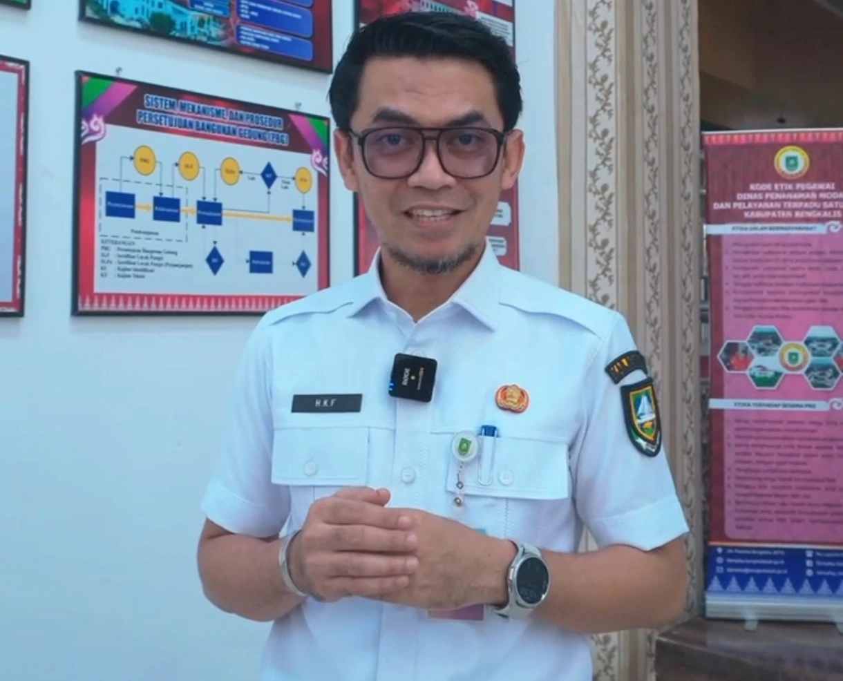 KEPALA DPMPTSP KABUPATEN BENGKALIS AJAK PELAKU USAHA TERTIB LAPORKAN LKPM MELALUI OSS